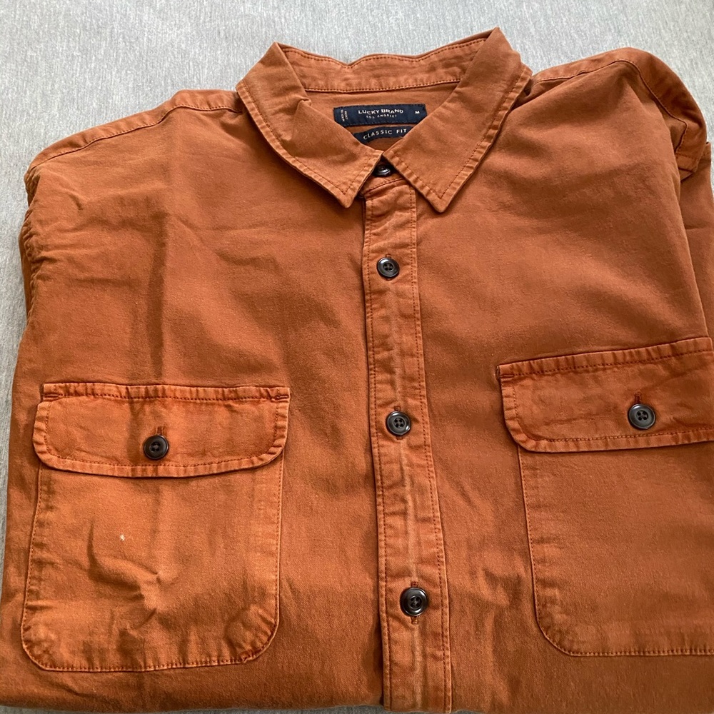 Men’s long sleeve lucky brand shirt